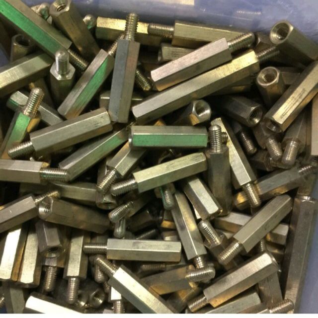Cọc đồng phi 3, 18+6mm (10cái)