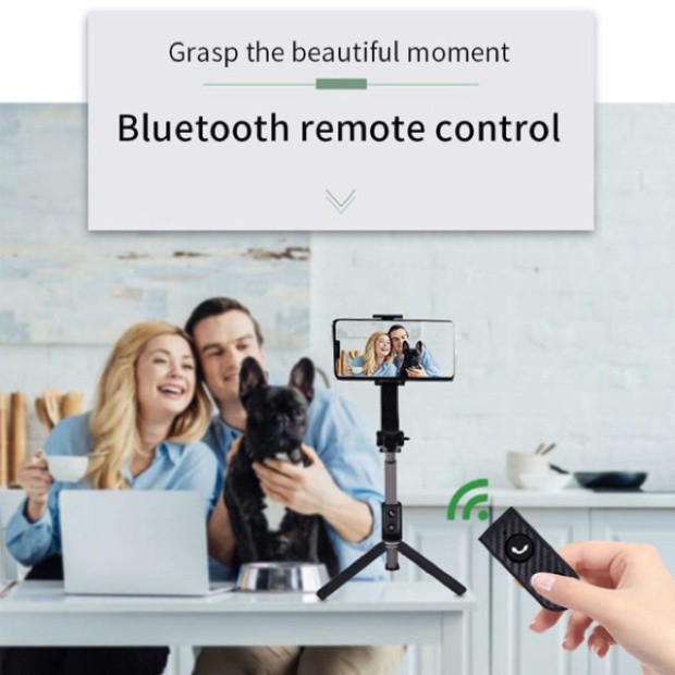 Gậy tự sướng tích hợp Gimbal và tripod 3 trong 1 WiWU TGS-301 Tripod Gimbal Selfie Stick | BigBuy360 - bigbuy360.vn