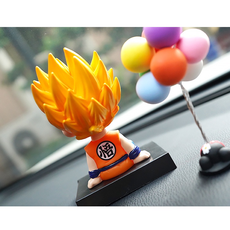 Mô hình Son Gohan - Mô hình Chibi lắc đầu trang trí taplo ô tô, trang trí bàn học, giá đỡ điện thoại