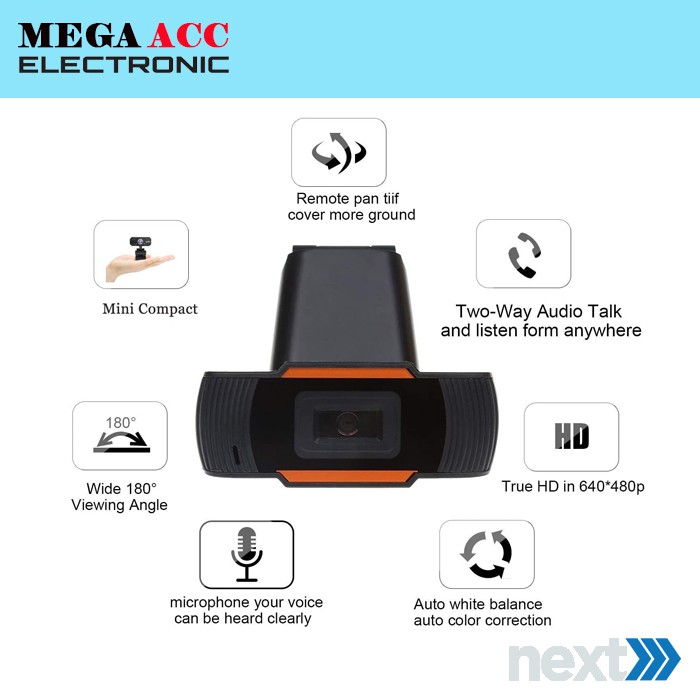 Webcam 720p Hd Tích Hợp Micro Cho Pc Laptop | BigBuy360 - bigbuy360.vn