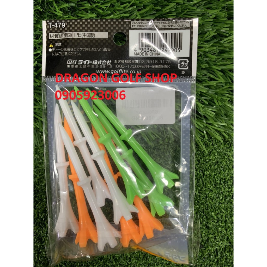 Tee golf  Tokumori Plastic Tee T-477, T-478, T-479