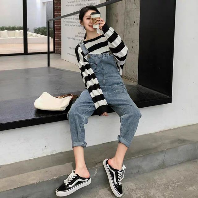 Quần yếm jeans | BigBuy360 - bigbuy360.vn