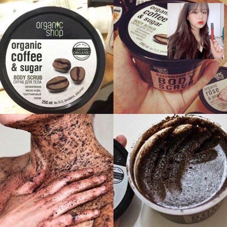 Tẩy da chết toàn thân Organic Coffee & Sugar Body Scrub