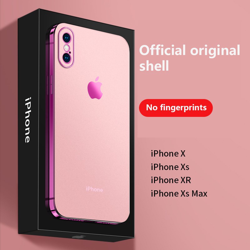 Ốp điện thoại silicone TPU mềm mạ cho Iphone X Xs Max Xr 8 7 Plus 6s Plus Se 2020