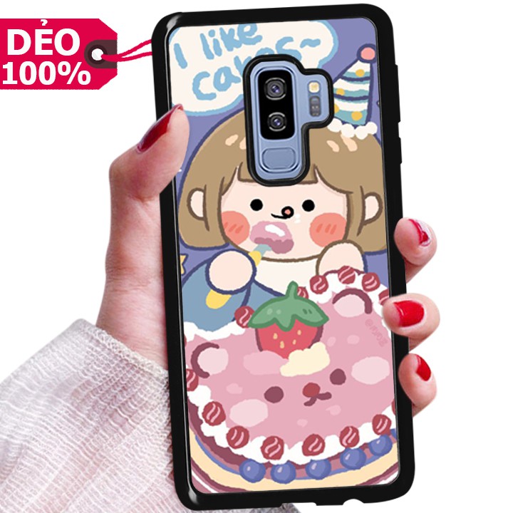 ỐP LƯNG SAMSUNG S9 PLUS HÌNH NỀN CUTE / PRETTY GIRL NHIỀU MÀU