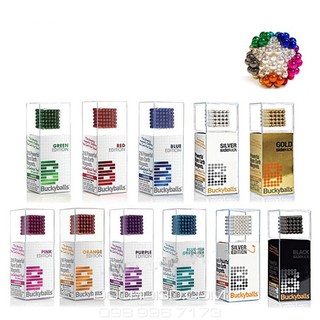 Bucky balls chính hãng loại cao cấp 5mm 216 viên, nhiều màu - nam châm sáng tạo