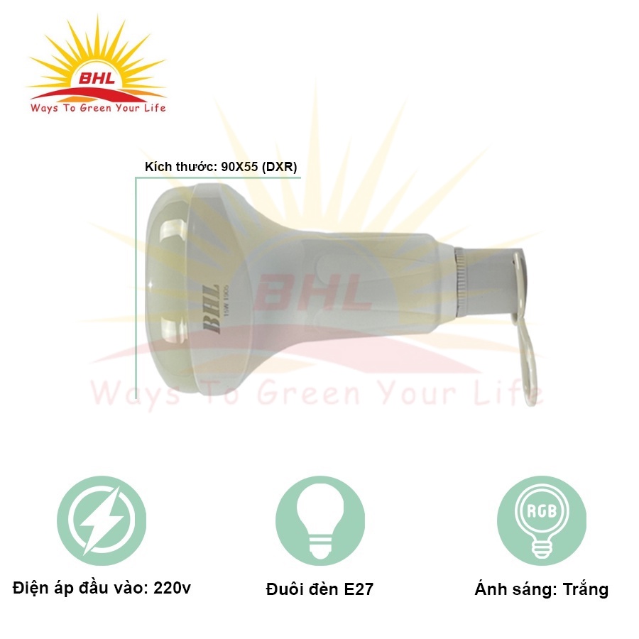 Đèn Pin tích điện 15W, sạc USB tiện lợi