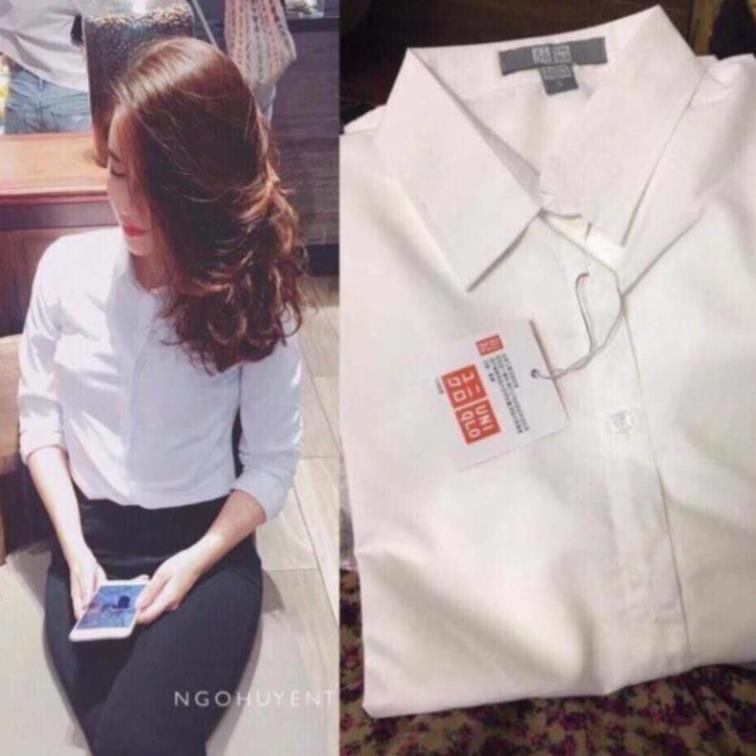 Sale SALE 9-9 | ĐỒ NGON | Áo Sơ Mi Nữ Dài Tay Công Sở , Vải lụa Trơn,mềm mỏng 🌠 >_> :