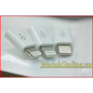 Đầu chuyển Micro usb sang lightning - Đầu chuyển iphone