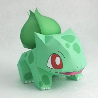 Mô hình giấy Pokemon: BULBASAUR