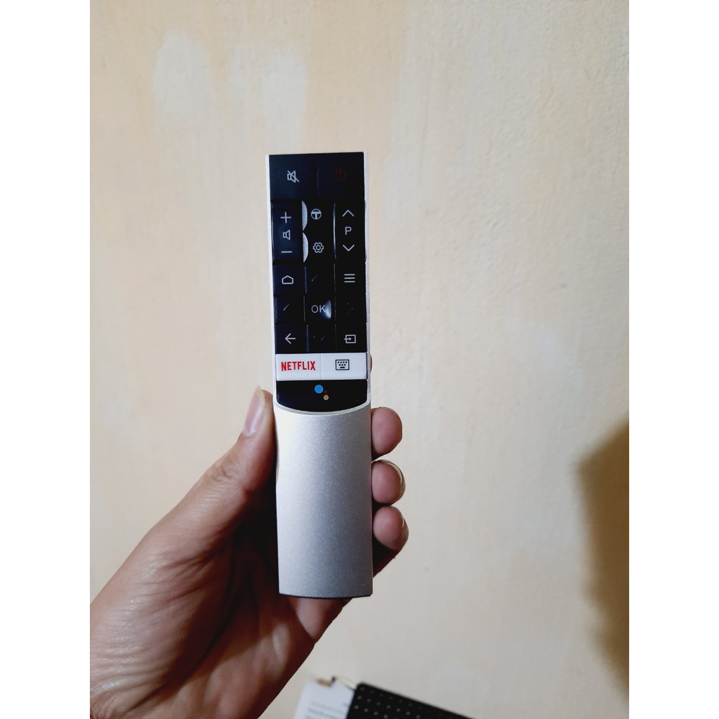 Remote Điều khiển tivi TCL giọng nói- Hàng mới chính hãng vỏ nhôm cao cấp 100% Tặng kèm Pin-Điện tử Alex