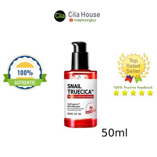 Tinh chất ốc sên đen Some By Mi Snail Truecica Miracle Serum giảm sẹo lõm - sẹo mụn - Cila House