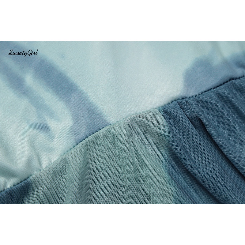 Sweety Đầm Mini Cổ Chữ V Khoét Sâu Tay Lửng Nhuộm Màu Thời Trang Quyến Rũ Dành Cho Nữ 2022