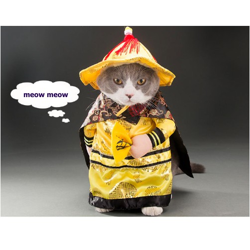 Áo Cosplay Hoàng Thượng/ Cách Cách cho Chó &amp; Mèo