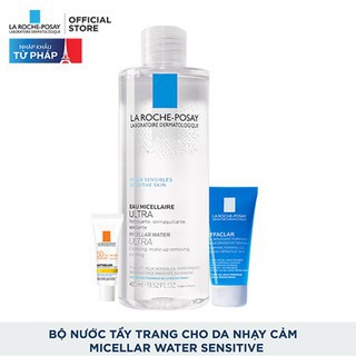 Larocheposay - Bộ nước tẩy trang làm sạch sâu giàu khoáng dành cho da nhạy cảm La Roche Posay Micellar Water