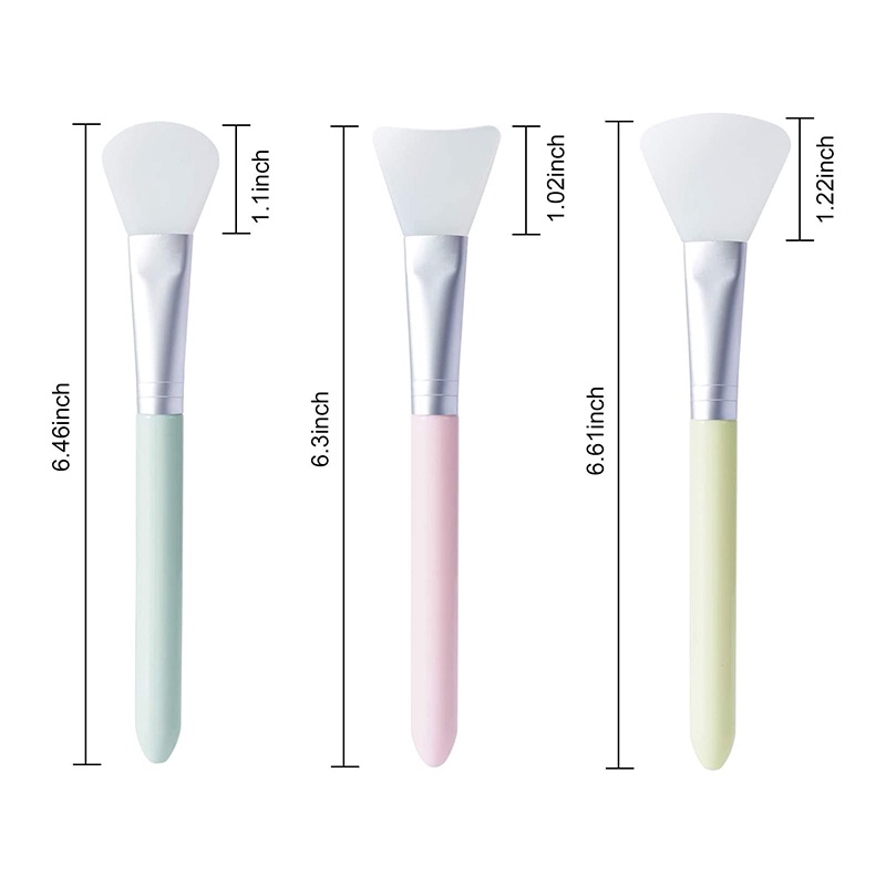Cọ silicone Mềm Dùng Quét Mặt Nạ DIY Tiện Dụng