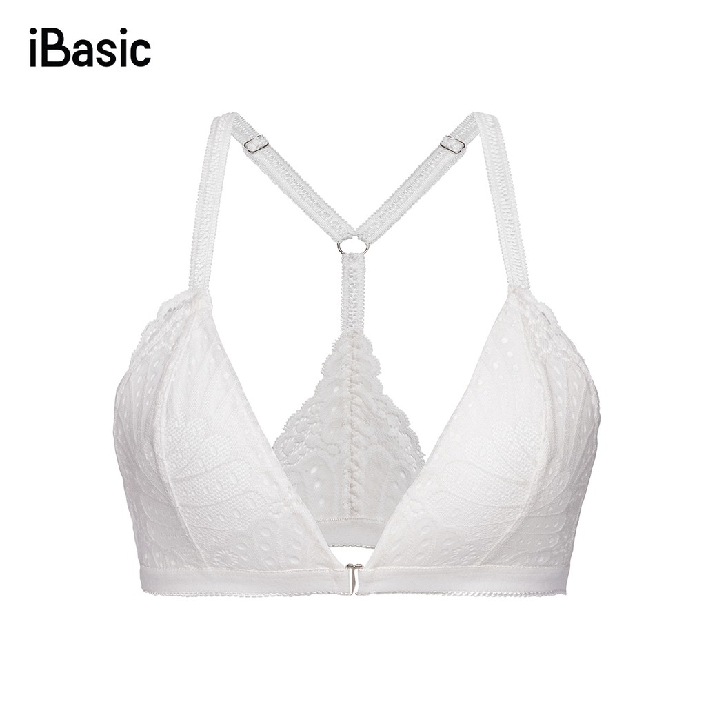 Áo bralette không gọng ren iBasic BRAY042