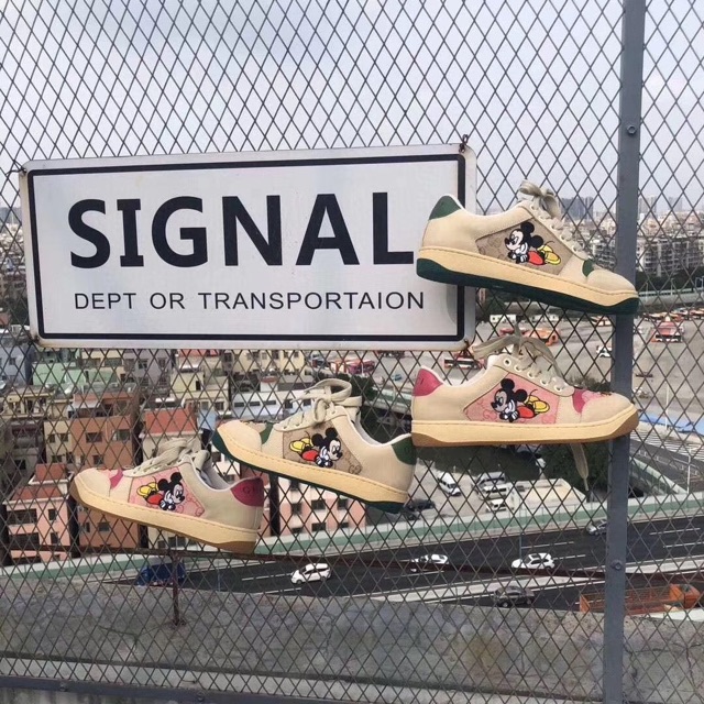 Giày thể thao Gu ci Mickey hàng Siu cấp nha đủ sz nam nữ (chat trước check size ạ)