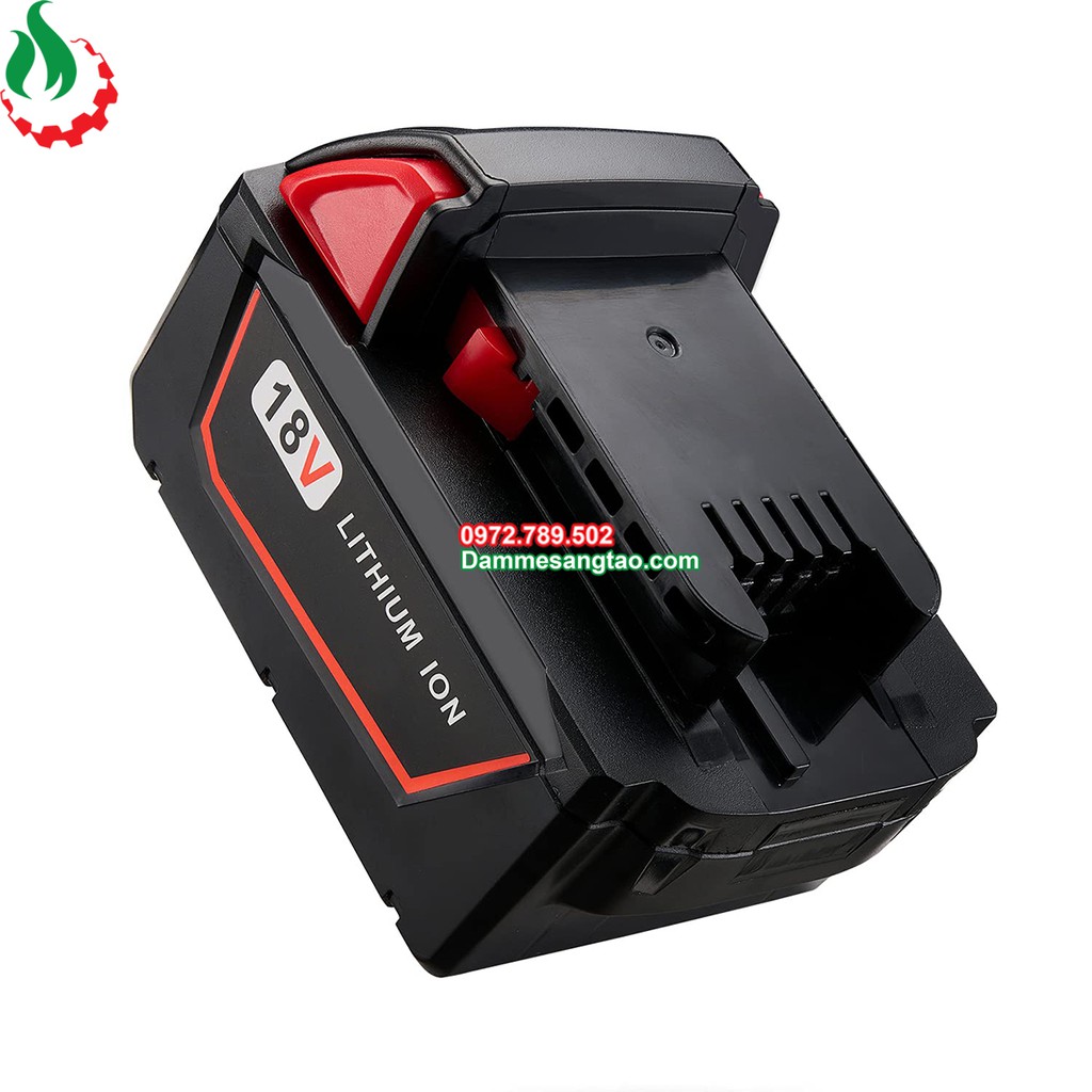 Pin milwaukee 18V Li-ion nhận sạc zin