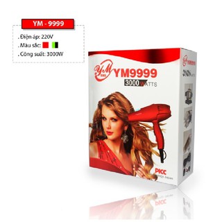 [ Siêu Rẻ ] Máy Sấy TócYM9999 CS 3000W