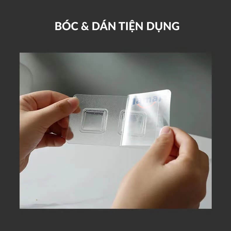 5 Mẫu Miếng Dán Móc Vuông Thay Thế Treo Giá Kệ Nhả Kem Đánh Răng Ecoco Dính Tường Siêu Chắc