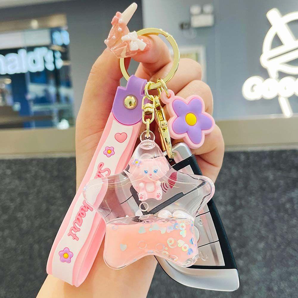 Móc Khóa Hình Chuông Lena Hoạt Hình Bằng Acrylic Dành Cho Nữ