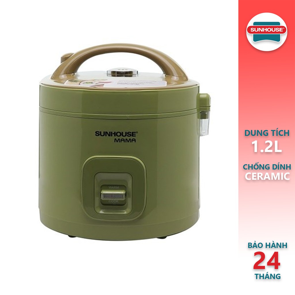 Nồi cơm điện 1.2L SUNHOUSE MAMA SHD8265G