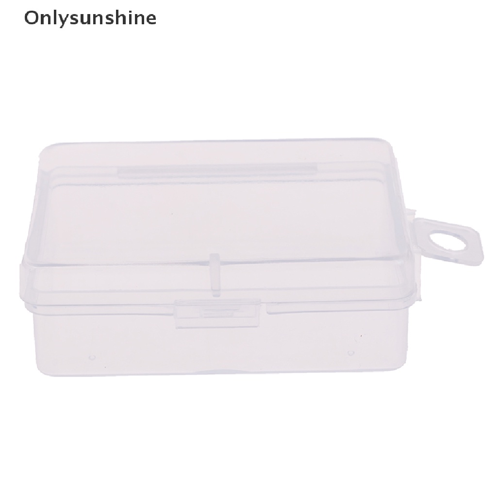 &lt; Onlysunshine &gt; Bộ 10 Hộp Nhựa Trong Suốt Hình Chữ Nhật