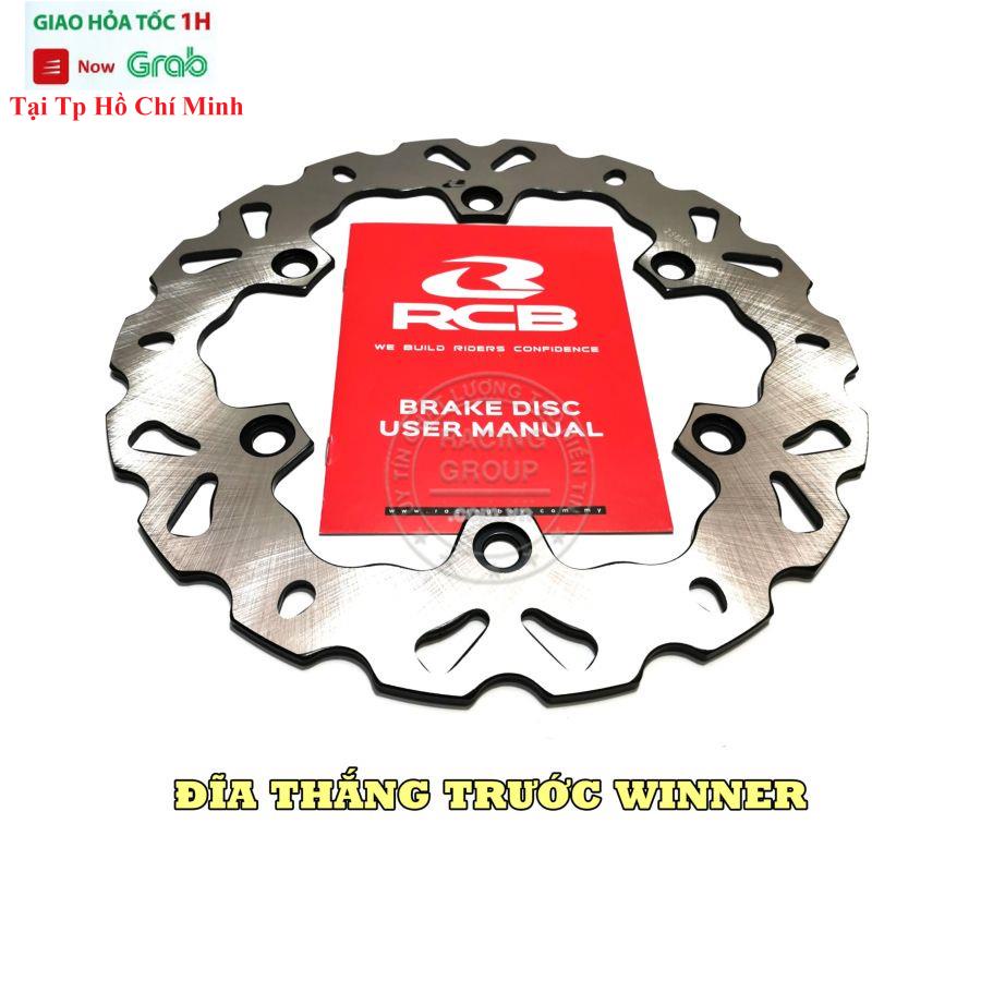 Đĩa Thắng Trước Winner V1, Winner X Chính Hãng RCB Sizre 256mm 6 Lỗ Ốc