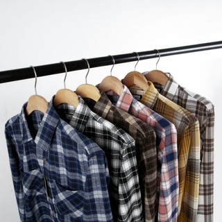 Áo khoác dạ flannel kẻ caro