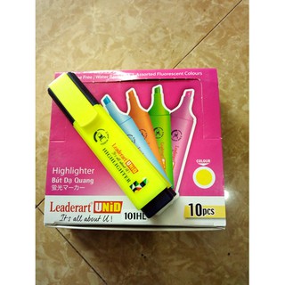 Bút dạ quang Leaderart Unid 101HL (hoặc dạ quang PO- HL500)