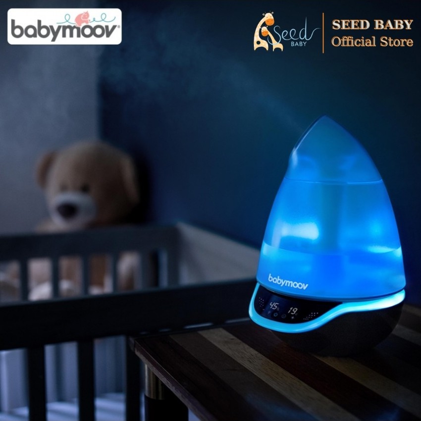 Máy tạo ẩm phòng cho bé khuếch tán tinh dầu Hygro Babymoov phòng 20m2 - Seed Baby