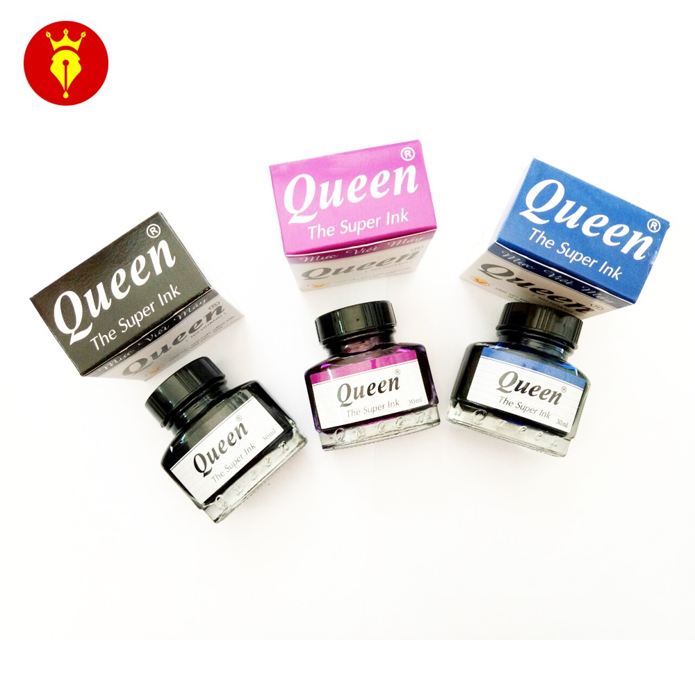 Mực Queen Đen ( NỮ HOÀNG ) SUPER INK – MỰC VIẾT MÁY