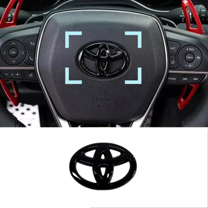 1 Biểu Tượng Trang Trí Vô Lăng Xe Hơi Toyota Vios Camry Rav4 Prado Yaris Hilux Innova Fortuner Wigo Hiace Rush Avanzard Altis