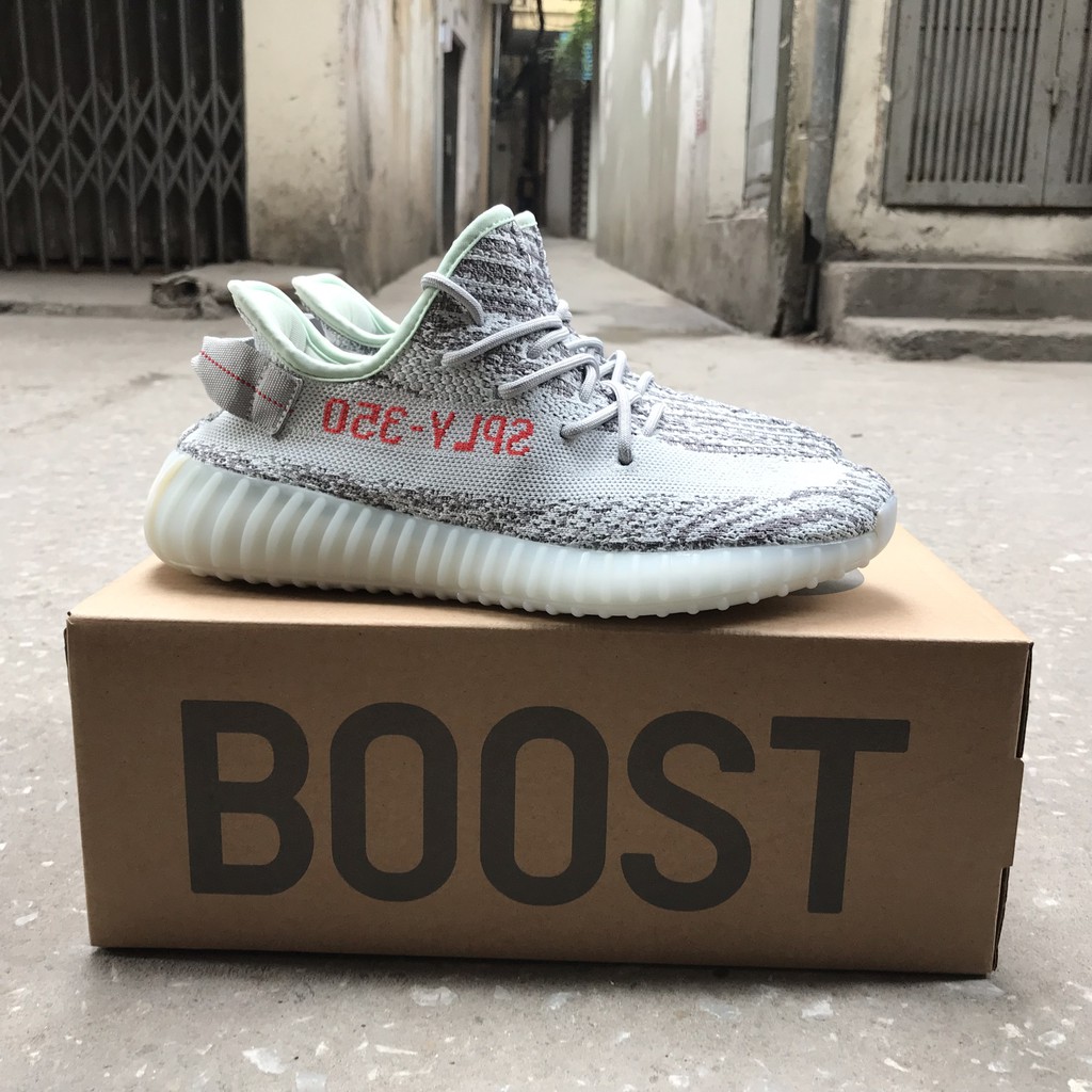 (FREESHIP, HÀNG CÓ SẴN) giày thể thao yz xám xanh Blue tint nam nữ chất đẹp | BigBuy360 - bigbuy360.vn