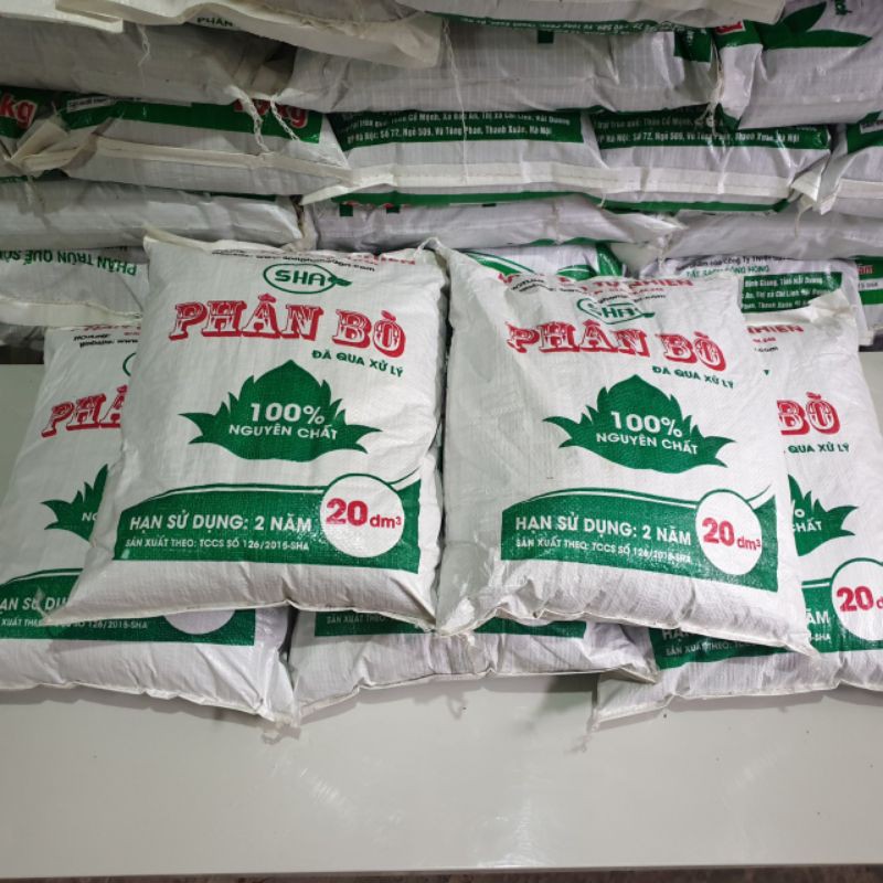 Combo 5 Bao Phân bò loại 10dm3