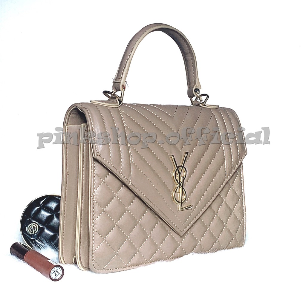 Túi xách nữ cao cấp lịch sự , Túi đeo chéo nữ dây xích bản to phối đồ cực đẹp Pink Shop TSPS29 | BigBuy360 - bigbuy360.vn