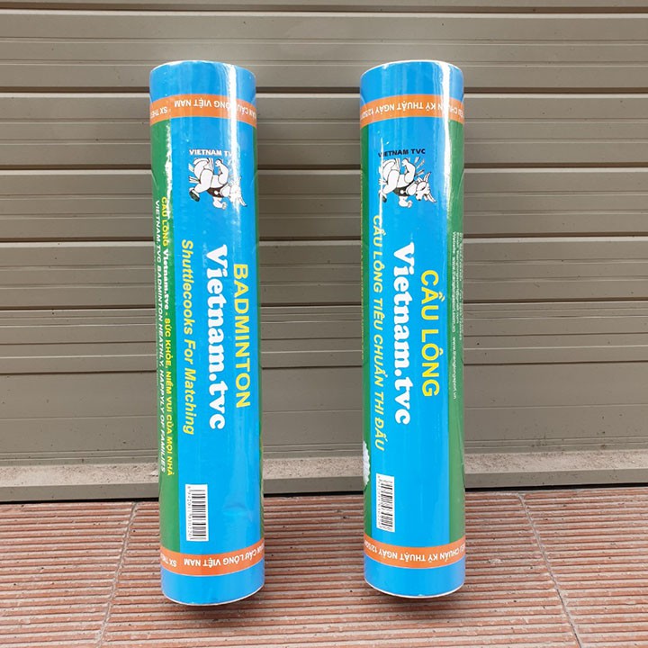 QUẢ CẦU LÔNG VIẾT NAM TVC ỐNG 10 QUẢ TIÊU CHUẨN