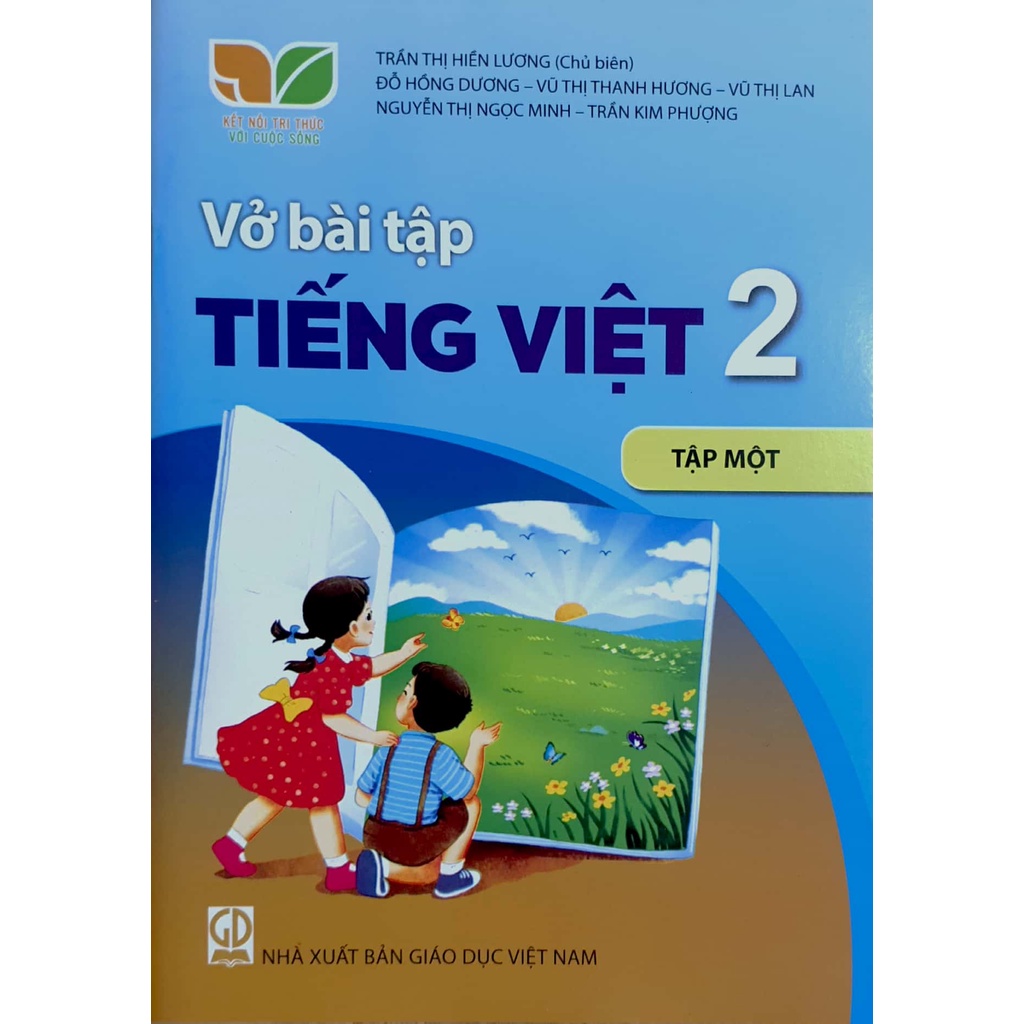 Sách - Vở bài tập Tiếng Việt 2 tập 1 - Kết Nối Tri Thức Với Cuộc Sống - Bán kèm bao sách