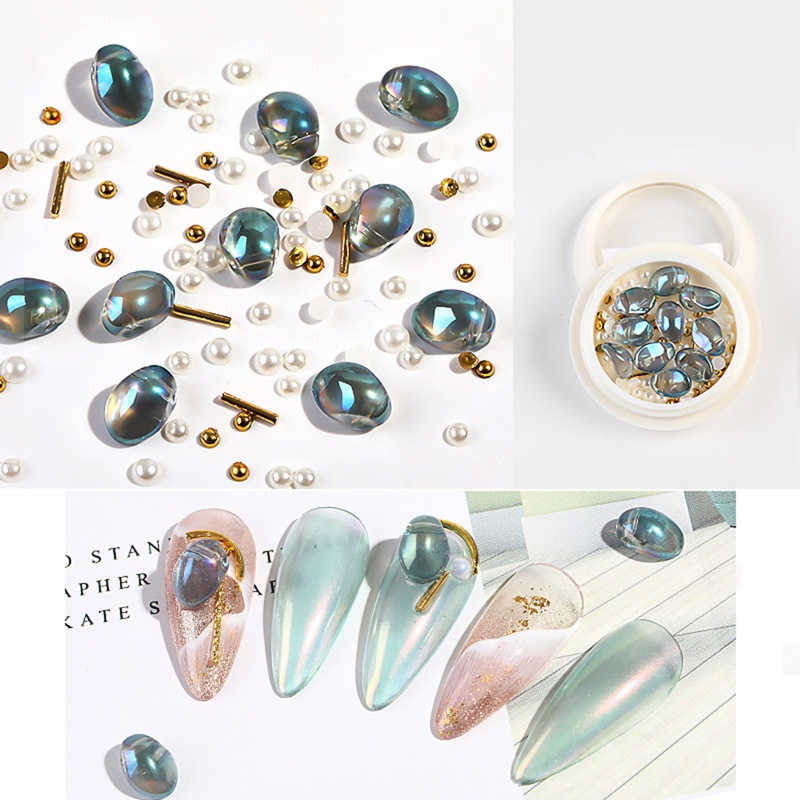 Set Hạt Pha Lê 3D Đính Móng Tay Nghệ Thuật