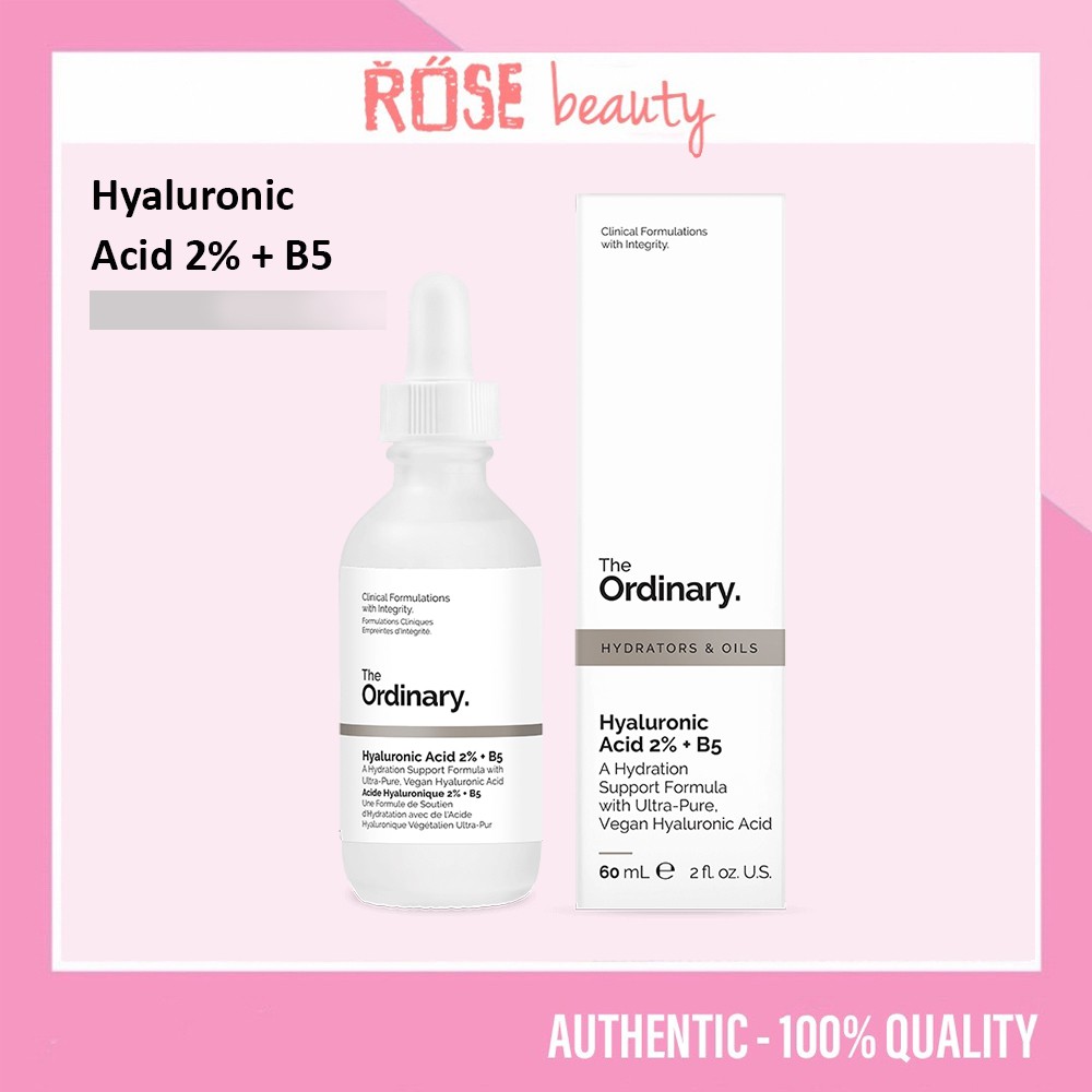 Serum cấp ẩm phục hồi The Ordinary Hyaluronic Acid 2% + B5 - Rosebeauty