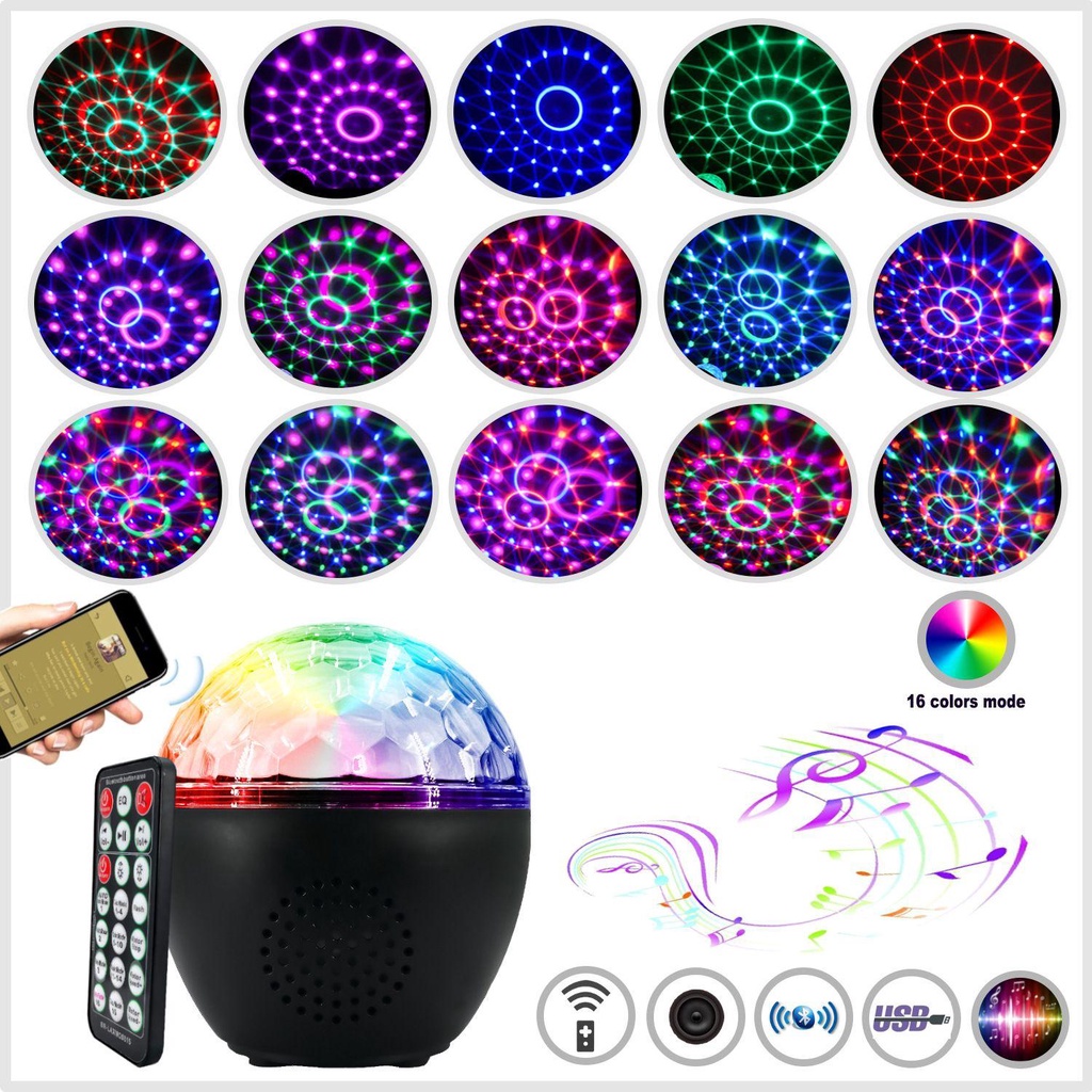 1 Bóng Đèn Led Màu RGB Dùng Pin Sạc USB / Pin Trang Trí Phòng Thời Trang