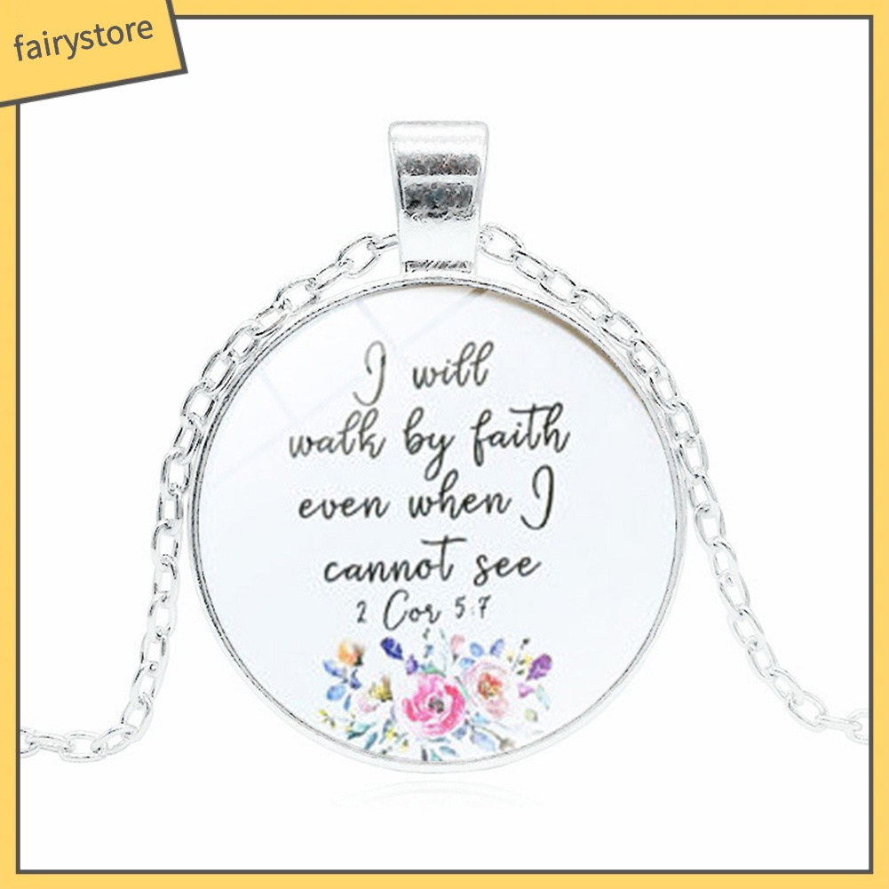 Dây Chuyền Mặt Thủy Tinh Họa Tiết Thời Trang Độc Đáo