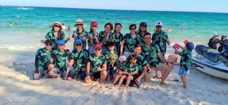Sơ mi lá đũi hawaii