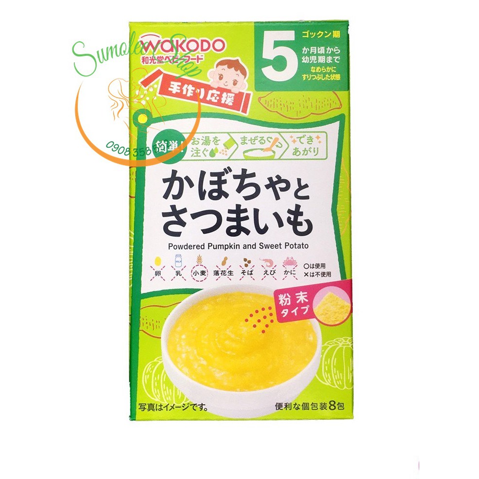 BỘT ĂN DẶM WAKODO CHO BÉ 5M - DATE 2024