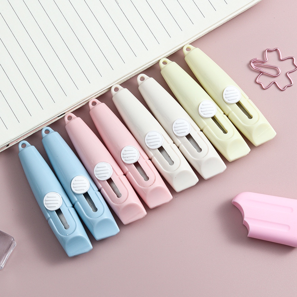 Dao tiện ích trong đơn giản sáng tạo còi tiện ích dao tiện ích có thể rút lại cầm tay lưỡi mini cô gái dễ thương phá hủy trái tim dao nhanh