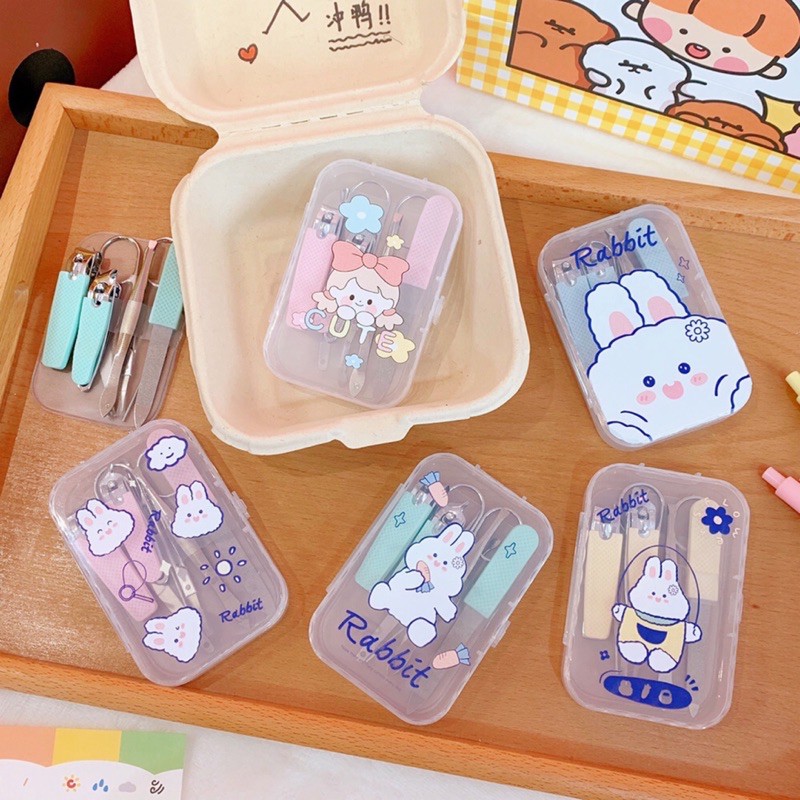 Bộ dụng cụ bấm móng tay 7 món xinh xắn