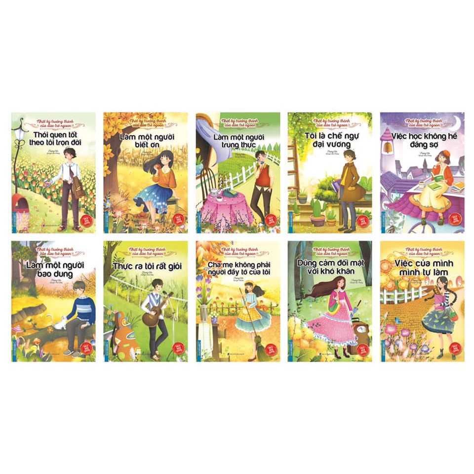 Sách Combo Nhật ký trưởng thành của đứa trẻ ngoan 10 cuốn