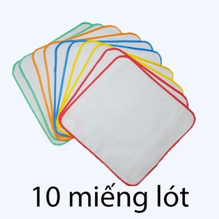 Set 10 miếng lót 2 lớp chống thấm cao cấp Doreamon 30x30cm
