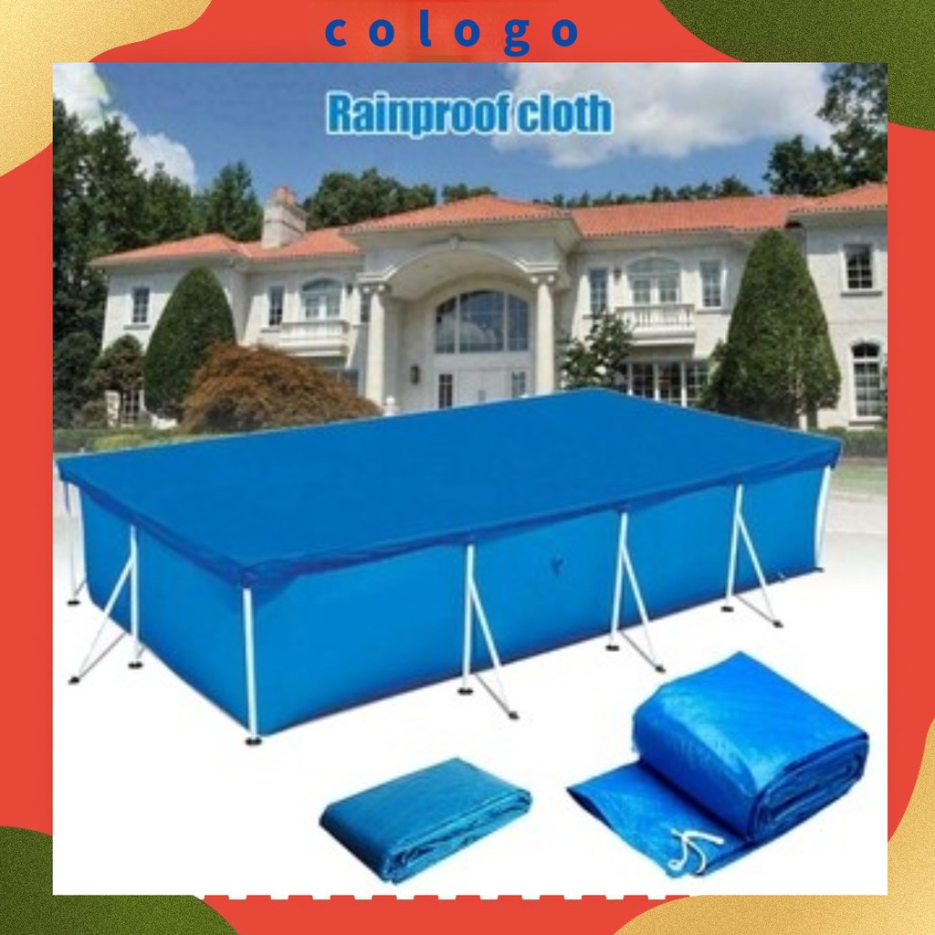 Bạt Che Bể Bơi Hình Chữ Nhật Chống Thấm Nước
